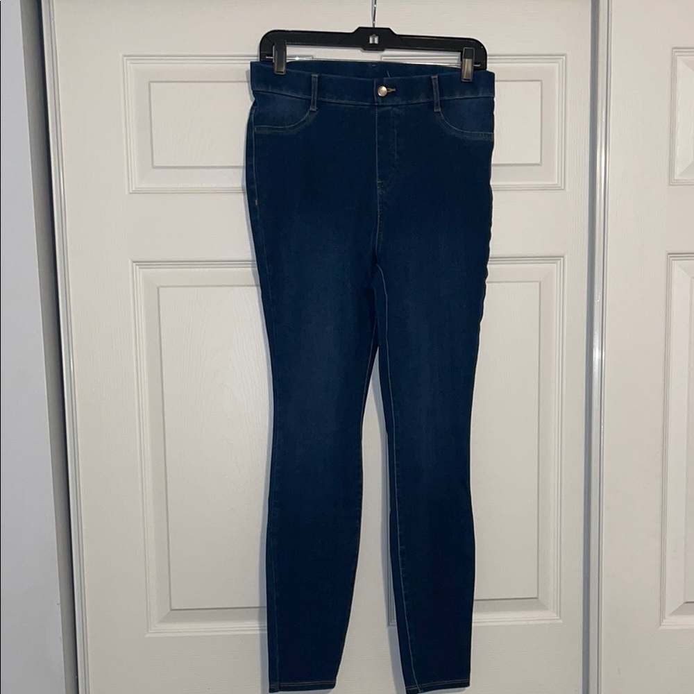Time and Tru Blue Jeggings Stretchy Slim Fit